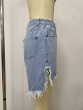 EVE Tassel Holes Denim Short LSD-2419