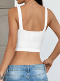 EVE Solid Color Sleeveless Tank Tops GZYU-XK0427