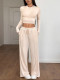 EVE Yoga Sport Long Sleeve Wide Leg Pants Suit GZYU-D2439009
