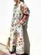 EVE Long Sleeve Print Shirt Two Piece Pants Set GSNU-3023
