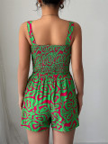 EVE Fashion Print Sleeveless Two Piece Shorts Set GZEY-ZK2329216