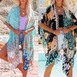 EVE Chiffon Printed Cardigan Kimono Shawl GSNU-2271