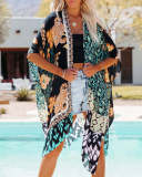 EVE Chiffon Printed Cardigan Kimono Shawl GSNU-2271
