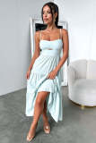 EVE Solid Color Backless Sling Maxi Dress GSNU-246043