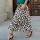 EVE Leopard Print Half Body Skirt GSNU-8091