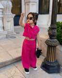 EVE Kids Girl Blazer Coat And Pants Solid 2 Piece Set GYAY-8128