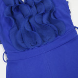 EVE V Neck Backless Tie Up Jumpsuit CYA-901846