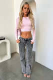 EVE Fashion Retro Straight Loose Denim Trousers GMYT-13399
