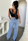 EVE Fashion Retro Straight Loose Denim Trousers GMYT-13399