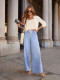EVE Loose Drawstring Wide Leg Jeans GMYT-9111