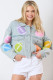 EVE Long Sleeve Print Denim Jacket GMYT-309