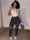 EVE Casual High Waist Hole Pencil Jeans GXJF-635