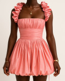 EVE Halterneck Tube Top Pod Sleeveless Mini Dress GCNE-72549