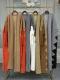 EVE Pleated Print Cardigan Long Coats GZRF-77102