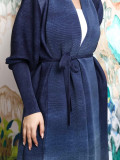 EVE Gradient Color Print Long Coat GZRF-KH-0100