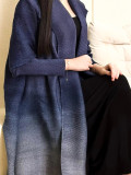 EVE Gradient Color Print Long Coat GZRF-KH-0100