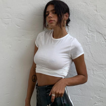 EVE Short Sleeve Drawstring T Shirts JHYB-9105