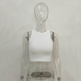 EVE Solid Color Sleeveless Tank Tops JHYB-9072