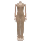 EVE Sexy Mesh See Through Maxi Dress BY-6942