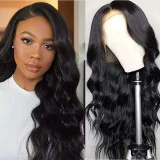 EVE Center Parted Long Curly Hair Head Covering YWHX-M0452