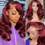 EVE Center Parted Long Curly Hair Head Covering YWHX-M0452