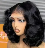 EVE Center Parted Long Curly Hair Head Covering YWHX-M0452