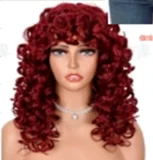 EVE Brown Small Curly Hair Wig Head Cover YWHX-M1558