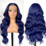 EVE Blonde Center Parted Long Curly Hair Big Waves Wigs YWHX-M1631
