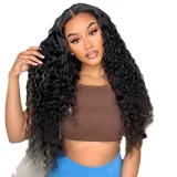 EVE mall Curls Around The Tube Fluffy Long Curls Wig YWHX-M1532