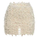 EVE Stripe Tassel Slim Mini Skirts GZJQ-K24J49458