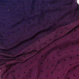 EVE Backless Split Hot Drill Maxi Dress CYA-901907
