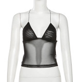 EVE Butterfly Tie Up Backless Vest DLSF-K23B38961