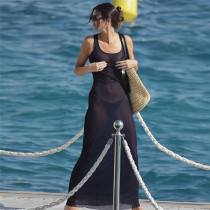 EVE Mesh See Through Sleeveless Maxi Dress GYME-K23D31809