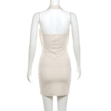 EVE Deep V Neck Backless Mini Dress GYME-K23D41195