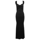 EVE Sexy Backless Bow-tie Bodycon Dress  GYME-K23D40893