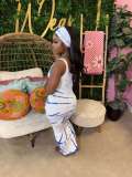 EVE Sleeveless Tie Dye Backless Maxi Dress XMCS-CASI2024228