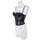 EVE Lace Hollow Out See Through Sling Tops GNZD-Q01059J