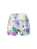 EVE Patterned Printed Tight Yoga Shorts SHD-9898