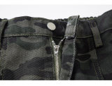 EVE Plus Size Fashion Print Loose Straight Jeans YIM-KZ029