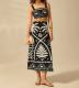 EVE Print Sling Vest And Long Skirts Two Piece Set SHD-9542