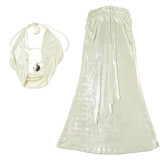 EVE Sexy Backless Tie Up Tops Long Skirts Suit XEF-K25S63712