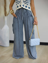 EVE Fashion Loose Washed Straight Jeans SFY-766