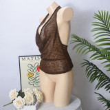EVE Deep V Neck Solid Color Backless Tops GNZD-51646TBD