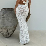 EVE Fashion Jacquard Fishtail Skirt GFRT-041741SBG