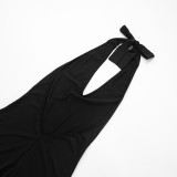 EVE Deep V Neck Backless Jumpsuit MXBF-J25JP142