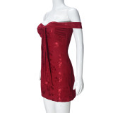 EVE Mesh Backless Tube Top Mini Dress GNZD-32480DBY