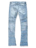 EVE Men's Zipper Washed Straight Jeans XCFF-83102
