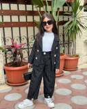 EVE Kids Girls Stripe Blazer Two Piece Pants Set GYAY-8134