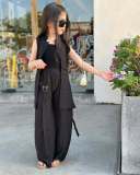 EVE Kids Girl Blazer Vest Pants Casual Suit GYAY-8137