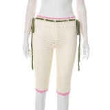 EVE Fashion Knits Hollow Out Casual Pants MXBF-J25PT136